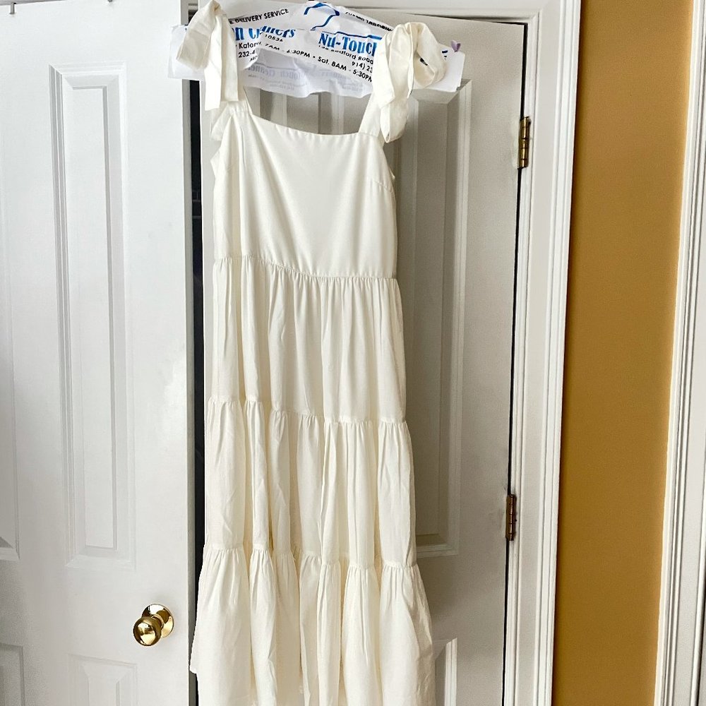 Asos Collusion White Maxi Dress Size 2